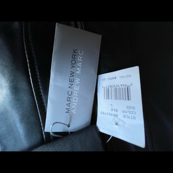 Andrew Marc / Marc New York leather jacket - Picture 3 of 5